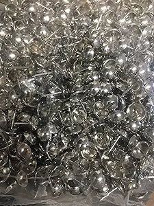 Upholstery Decorative Nails/Tacks 1009 Series #N-01 Chrome 11.3mm Dai 1000pcs/box.1/2" Length