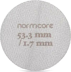 Normcore 53.3mm Puck Screen - Lower Shower Screen - Metal Contact Screen for Espresso 54mm Portafilter Filter Basket - 1.7mm Thickness 150m - 316 Stainless Steel