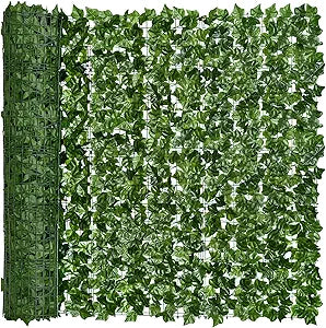 DearHouse Artificial Ivy Privacy Fence. 98.4x69in Artificial Hedges Fence and Faux Ivy Vine Leaf Decoration for Outdoor Indoor Garden Decor