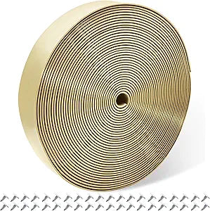 Vinyl Straps for Patio Chair Repair Kit 2'' Wide 50 Ft Long Replacement Straps + 50 Free Rivets for Outdoor Lawn Furniture Chaise Lounge Repair (Driftwood)