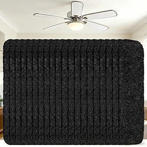 Ceiling Fan Filters for Blades, 20Pcs Activated Coconut Shell Carbon Ceiling Fan Air Purifier Pads, Easily Sticks Unscented Air Filters for Common Household Contaminants