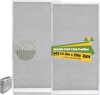 203369 Pre Filter for Honeywell F300 F50F Air Cleaner, 2 Pack, 20 x 12.5 in