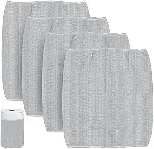 4 Pcs 211i Max Pre-Filter Replacement Compatible with BLUEAIR 211i Max Air Purifier, Washable Fabric Outer Pre Filter Cover, Helps Reduce Hair and Dust Buildup, Gray