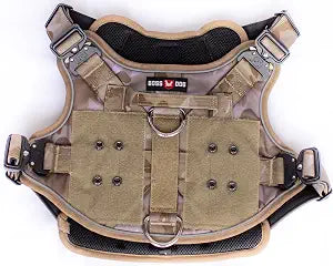 Boss Dog Tactical Harness, Camo, Medium