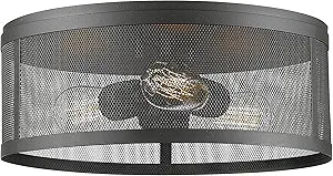 Z-Lite 3 Light Flush Mount 331F14-BRZ
