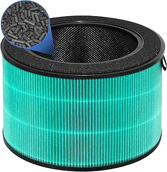 360 Replacement Filter Compatible with LG PuriCare 360 Air Purifiers AS601HBB0, 3-in-1 Filtration with Granular Activated Carbon Filter