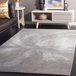 SAFAVIEH Revive Collection Area Rug - 2'7" x 5', Grey, Modern Abstract Design, Non-Shedding & Easy Care, Ideal for High Traffic Areas in Living Room, Bedroom, Dining (REV112F-3)