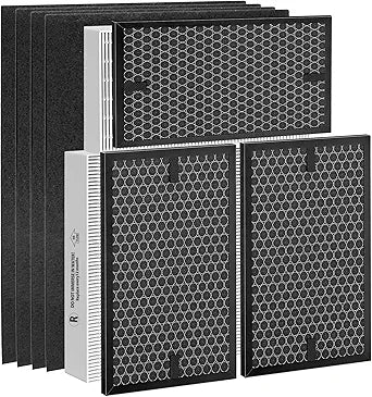 HPA5300B True HEPA Replacement Filter Compatible with Air Purifiers HPA5300B HPA5350 HPA3300, 3 R HEPA, 3 S Carbon and 4 A Pre-Filter, Part# HRF-R3, HRFSC1, HRF-A300 & HRF-ARVP300