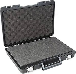 True Position Tools - Universal Hard Carrying Case with Premium Kaizen Pick and Pluck Foam - Protects Electronics, Tools, Cameras and Testing Equipment, 17 x 12 x 3 In.