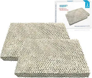 HQRP 2-Pack Water Filter compatible with Carrier P110-3545, HUMCCLBP2217, HUMCCLBP2317, HUMCALBP2317, HUMCCLBP2417, HUMCALBP2417, HUMCCLFP1218, HUMCCLFP1318, HUMCALFP1318, HUMCCLFP1418 Humidifiers