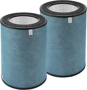 2 Pack HP301 HP302 HP305 Replacement Filter Compatible with Shark HP301,HP302 Air Purifier MAX,HP201 HP202 and HC501 HC502 Air Purifier MAX,Part #:HE3FKPET