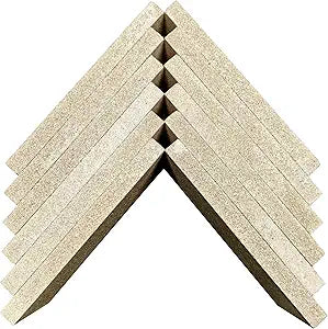 Firebricks,Fire Bricks for Wood Stove,High Temperature Resistant Vermiculite Bricks(2700F),Cuttable and Drillable,Ideal for Wood Stoves and Fireplaces,Size 9" x 4-1/2" x 3/4", 12Pack