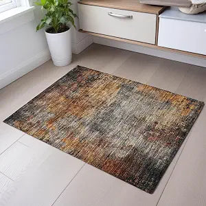 Addison Rugs Mayfield AMF1210 Paprika 1'8" x 2'6" Indoor Premium Machine Washable Rug, Silky Soft, Easy Clean, Non Shedding, Bedroom, Living Room, Dining Room, Kitchen Rug