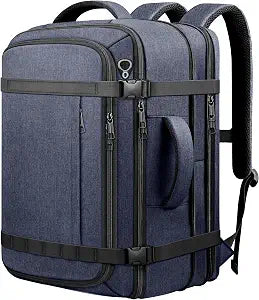 Travel Backpack with LifetimeWarranty,Expandable Carry on Backpack,Blue