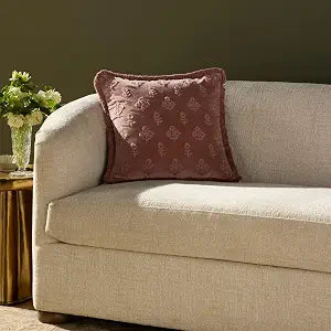 Loloi Chris Loves Julia Darla Collection PCJ0025 Mauve 18'' x 18'' Cover Only Pillow