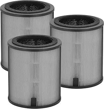 Nispira JF100 Replacement Filter for Jaf├nda JF100 Air Purifier 3 Stage Filtration True HEPA Activated Carbon, 3 Pack