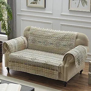 Barefoot Bungalow Phoenix Furniture Slipcover, Loveseat, Tan
