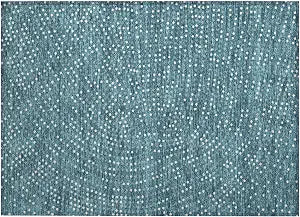 Addison Rugs Chantille ACN1021 Teal 1'8" x 2'6" Indoor Outdoor Area Rug, Easy Clean, Machine Washable, Non Shedding, Bedroom, Entry, Living Room, Dining Room, Kitchen, Patio Rug