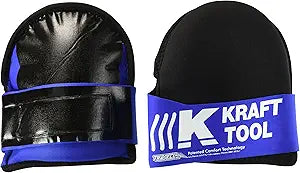 Kraft Tool WL139 Knee Pad Super Soft/Front Closure (Pair), multi, one size