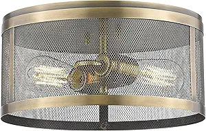Z-Lite 2 Light Flush Mount 331F12-NB