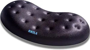 BRILA Upgraded Ergonomic Memory Foam Mouse Wrist Rest Support Pad Cushion for Computer, Laptop, Office Work, PC Gaming - Massage Holes Design Wrist Pain Relief