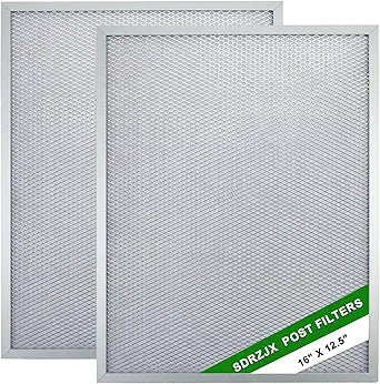 2-Pack Post Filters 16 X 12.5 Inches Compatible with Honeywell Electronic Air Cleaner Models F300A F300E F50F F58F Replace#: 50000293-002
