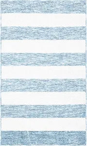 SAFAVIEH Washable Rug Easy Care Collection - 2'3" x 4', Light Blue & Ivory, Easy to Clean, Ideal for Living Room, Bedroom, Dining Space (ECR115L)