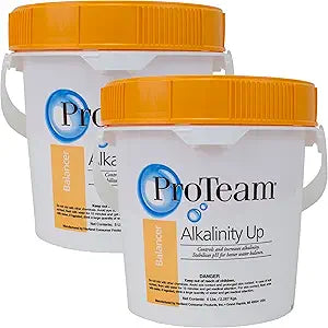 ProTeam Alkalinity Up (2 Pack) - 5 lb per Pack - Orange - Swimming Pool Alkalinity Raiser