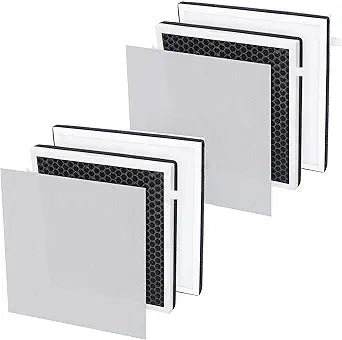Replacement Filter Set, Compatible with InvisiClean Air Purifier Aura IC-5018, Aura II IC-5018, Sensa IC-5120, 3-in-1 Premium H13 Grade Filtration, 2-Pack