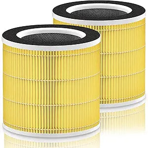 RP-AP089-F1 RP-AP089B Filter Compatible with RENPHO Air Purifier Replacement Filter RP-AP089 for RENPHO RP-AP089W RP-AP089B RP-AP089S, RP-AP089-F1-2 Fits RP-AP089-F2 Especially for Pet Allergy, 2-Pack