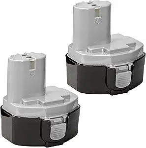 ExpertPower 2 Pack 14.4v 3000mAh NiMh Extended Battery for Makita 1433 1434 1435 1435F 192699-A 193158-3