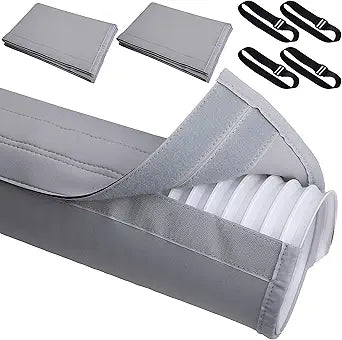 Air Conditioner Hose Cover Wrap - AC Hose Duct Vent Cover Sleeve Insulated Cover for Portable AC for 5" & 5.9" Diameter Exhaust Hoses Tube (2)