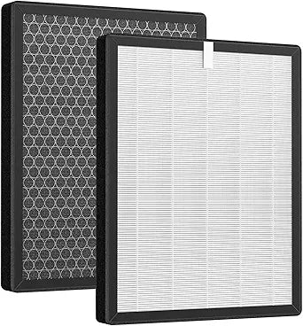 2 Pack KQ-36/KQ-36A Filter Replacement Compatible with Aucleia KQ-36 Air Purifier Larger 3-Stage Filtration for 99.97% Particle Reduction Dust Pets Hair Smoke Odor for Home Large Room 2,100 Ft┬▓