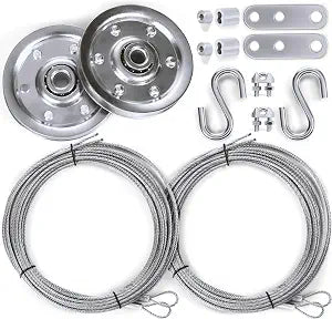 Garage Door Cable Replacement Kit, 1/8 Inch and 3/32 Inch Cables