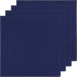 Now Designs Spectrum Cotton Napkins Indigo Blue, Set of 4, 19 x 19 inches