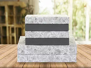 Elegant Comfort Luxury Soft Bed Sheets Paisley Pattern - 1500 Premium Hotel Quality Microfiber Softness Wrinkle and Fade Resistant (6-Piece) Bedding Set, King, Grey