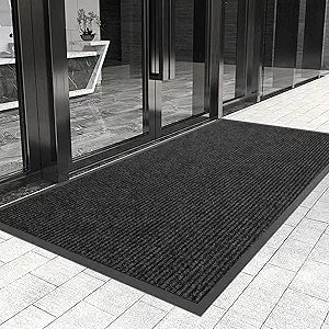Front Door Mat 36" x 60" Custom Sizes,Heavy Duty Doormat for All Weather,Waterproof Rubber Backing Low Profile Indoor Entrance Outdoor Mats,Commercial Floor Mats for High Traffic Area