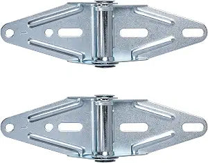2 Pcs 18 GA Narrow Body Hinges, Rustproof Garage Door Hinge Replacement