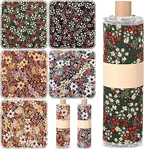 Redbaker 50 Pcs Reusable Paper Towels Paperless Reusable Cotton Cloths Toilet Absorbent Washable Paper Towels with Roll Kitchen Dishcloth for Kitchen Paperless Dishcloths (Flowers)