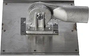 Kraft Tools CC026 8"x8" Stainless Steel Walking Seamer/Groover 1/2"R w/Threaded Handle Socket