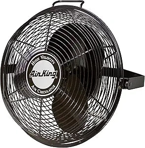 Air King 9314 14-Inch Industrial Grade High Velocity Multi Mount Fan,Black