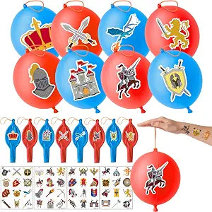 Medieval Knight Party Favors 72 PCS for Boys Girls