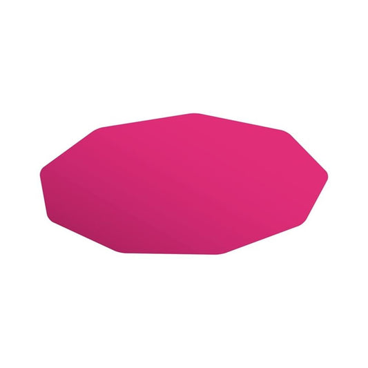 9MatÂ® Polycarbonate 9-Sided Pink Gaming Chair Mat for Hard Floors - 38" x 39"
