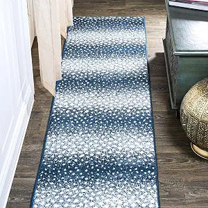 JONATHAN Y Antelope Modern Navy/Cream Runner Rug, 2x10, Animal Prints, Casual, Easy-Cleaning for Living Room, Bedroom, Kitchen, Pet Friendly, Non-Shedding (SAF100E-210)