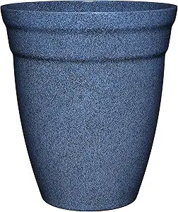 Classic Home and Garden Premiere Collection Planter, Allaire 12", Indigo
