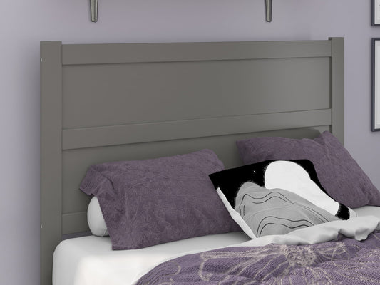 AFI NoHo Modern Panel Wood Headboard, Twin, White