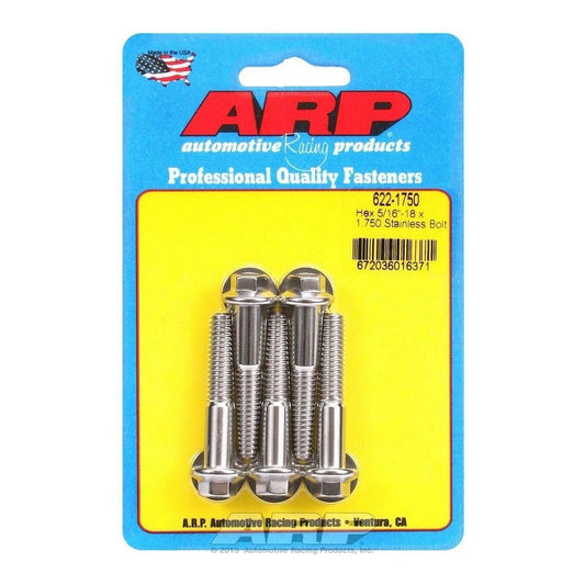 ARP INC. 622-1750 5/16-18 X 1.750 HEX SS BOLTS