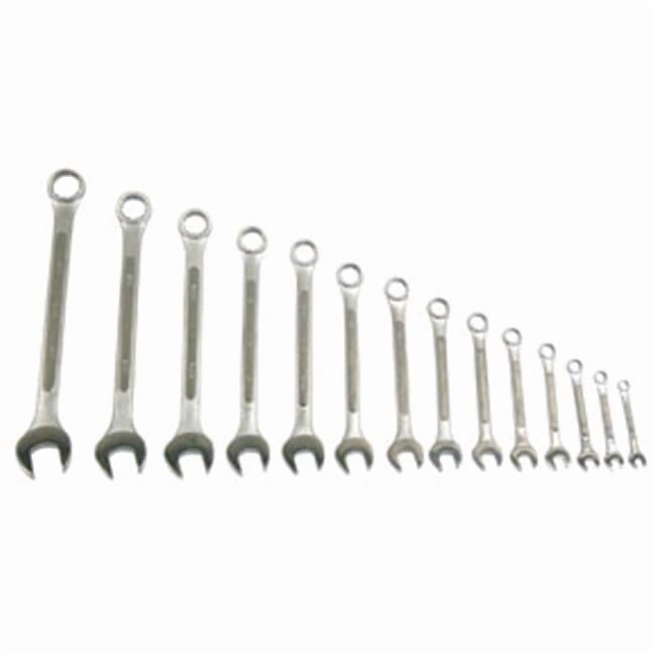 ATD Tools 1014 14 Pc. SAE Raised Panel Combination Wrench Set ATD-1014