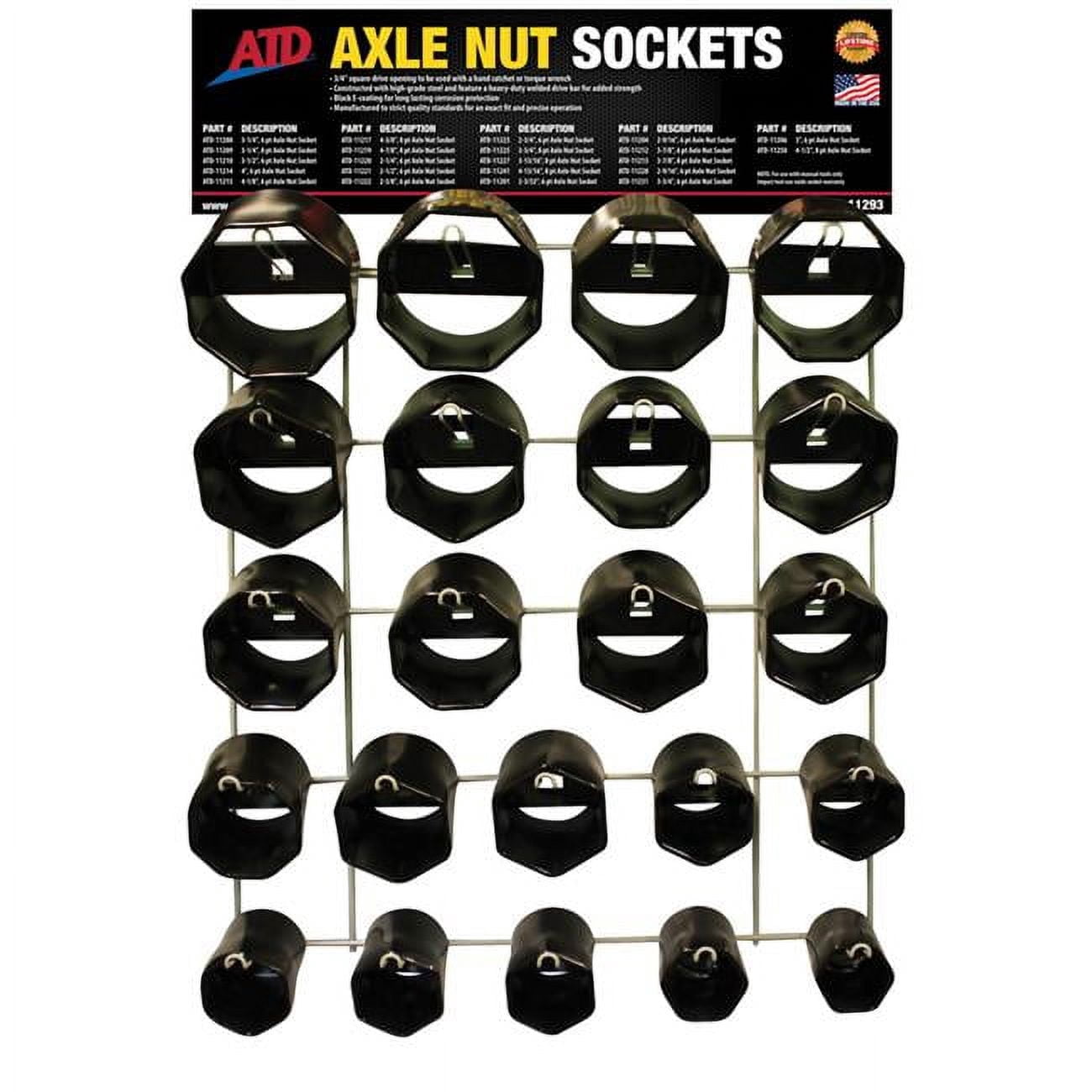 ATD Tools ATD-11231, 3.75" High-Grade Steel Socket Wrench & Set