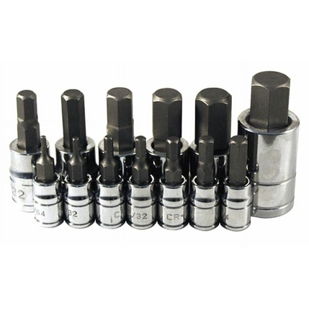 ATD Tools 13784 13 Pc. SAE Hex Bit Socket Set ATD-13784